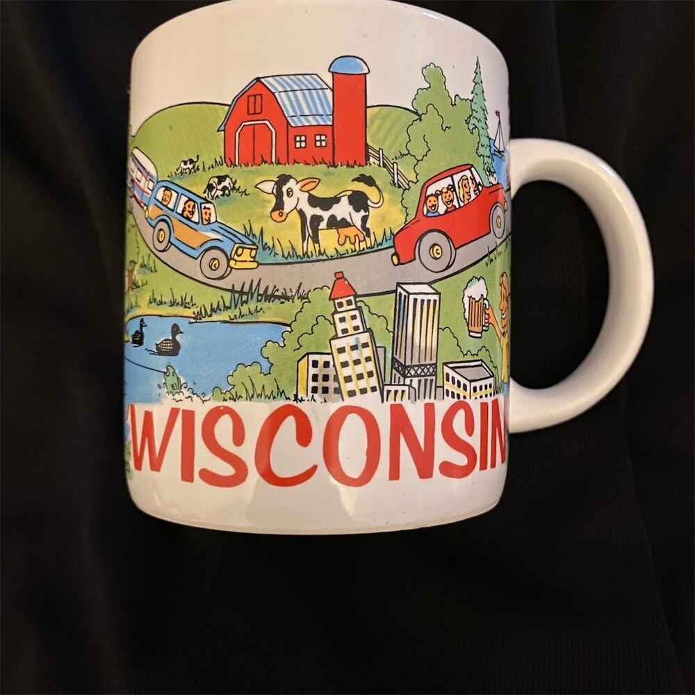 Been There Series Wisconsin Collector Coffee Mug 14 oz White